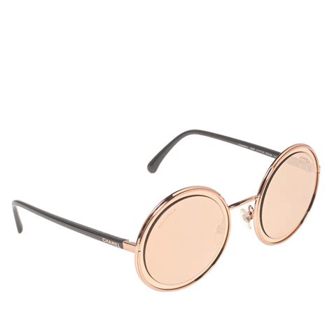 chanel sunglasses rose gold